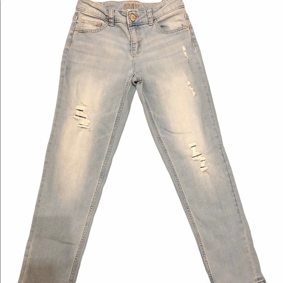 Girls Distressed Jeans - Picture 3 of 5
